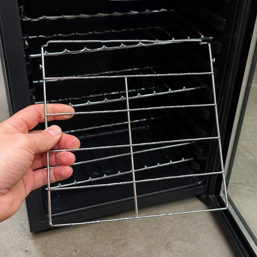 Commercial Wine Cooler Middle Shelf 25cm High Chrome