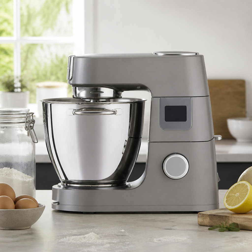 7 Ltr Countertop Mixer with Warm and Weigh Functions