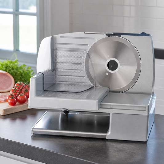 Commercial Meat Slicer 150W with Smooth Glide Carriage