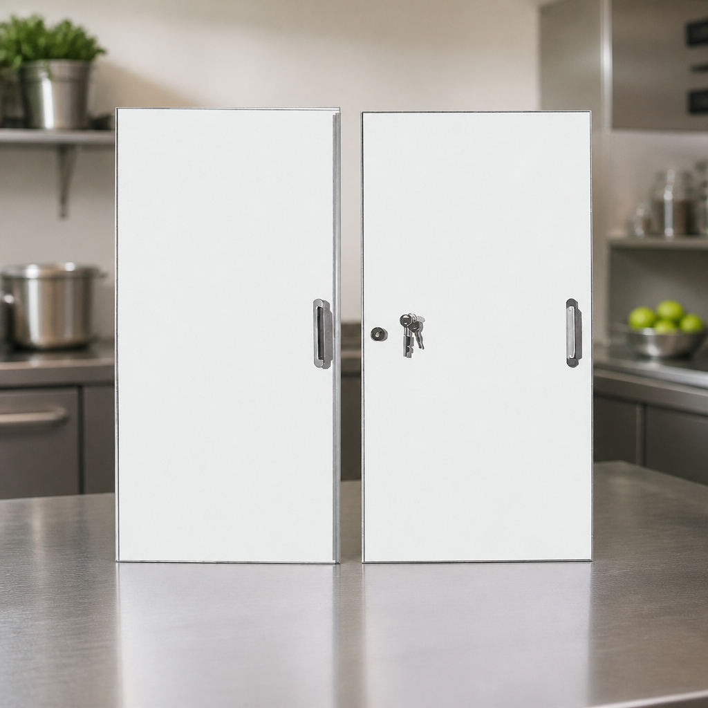 Commercial Multideck Display Fridge Door Assembly Set of 2
