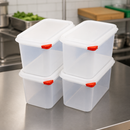 Commercial Food Storage Boxes 4.3Ltr Stackable 4 Pack