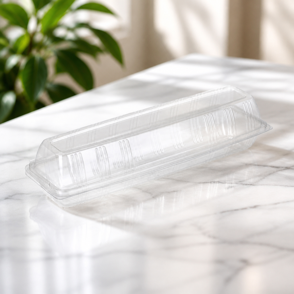 Clear Baguette And Sandwich Containers 12" 200 Pack