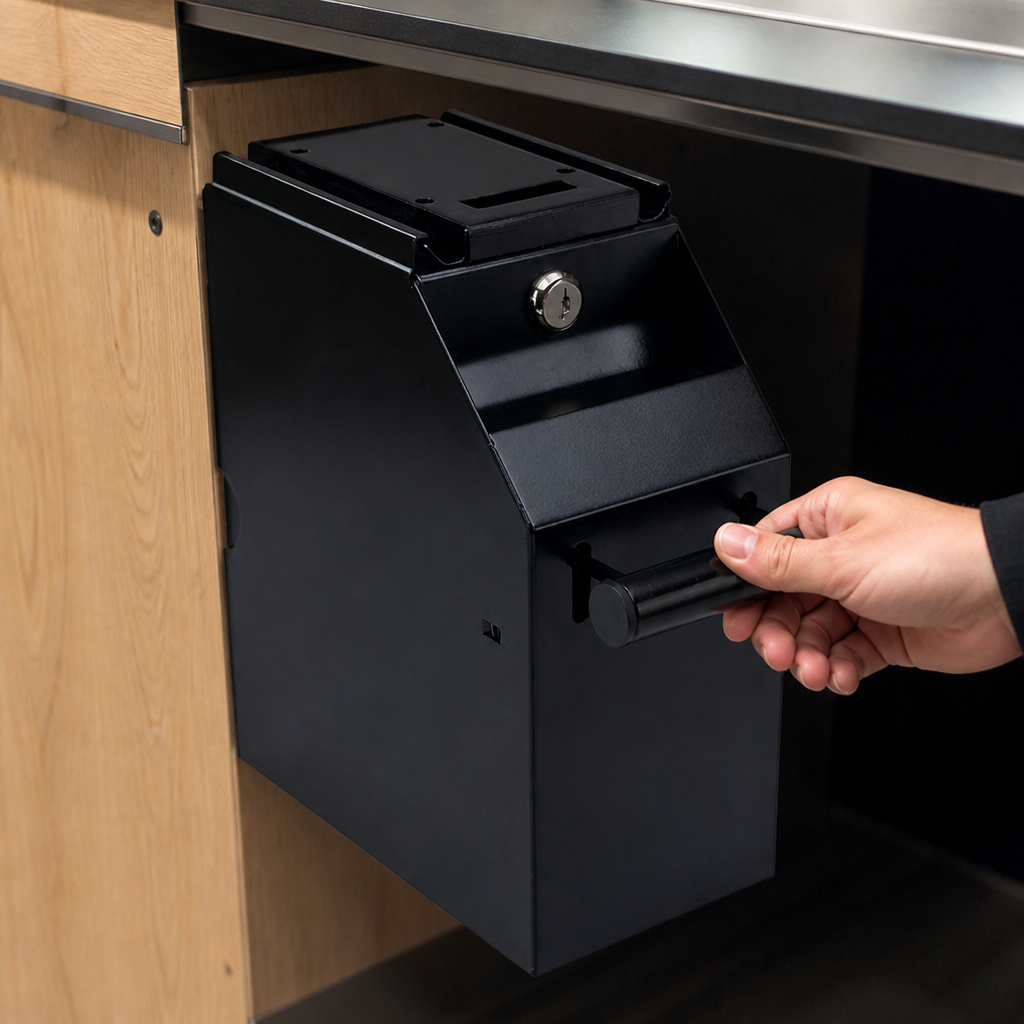Commercial Banknote Deposit Safe with 350 note capacity