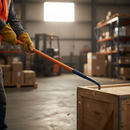 Premium Insulated Crowbar with Chisel End - Durable and Reliable Tool for Heavy-Duty Applications