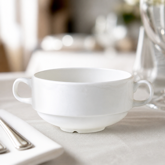 Commercial Stacking Handled Soup Cups 285ml - 36 Pack