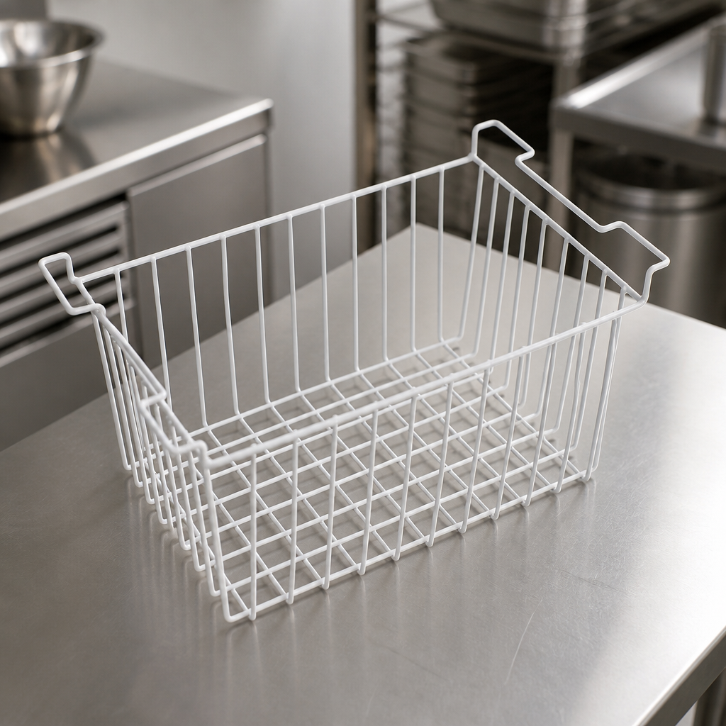 Commercial Chest Freezer Basket 320x544mm Steel Construction