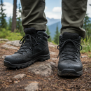 Premium 100% Recycled Boot Laces 160CM - Black Durable Replacement Laces with High Wear Resistance