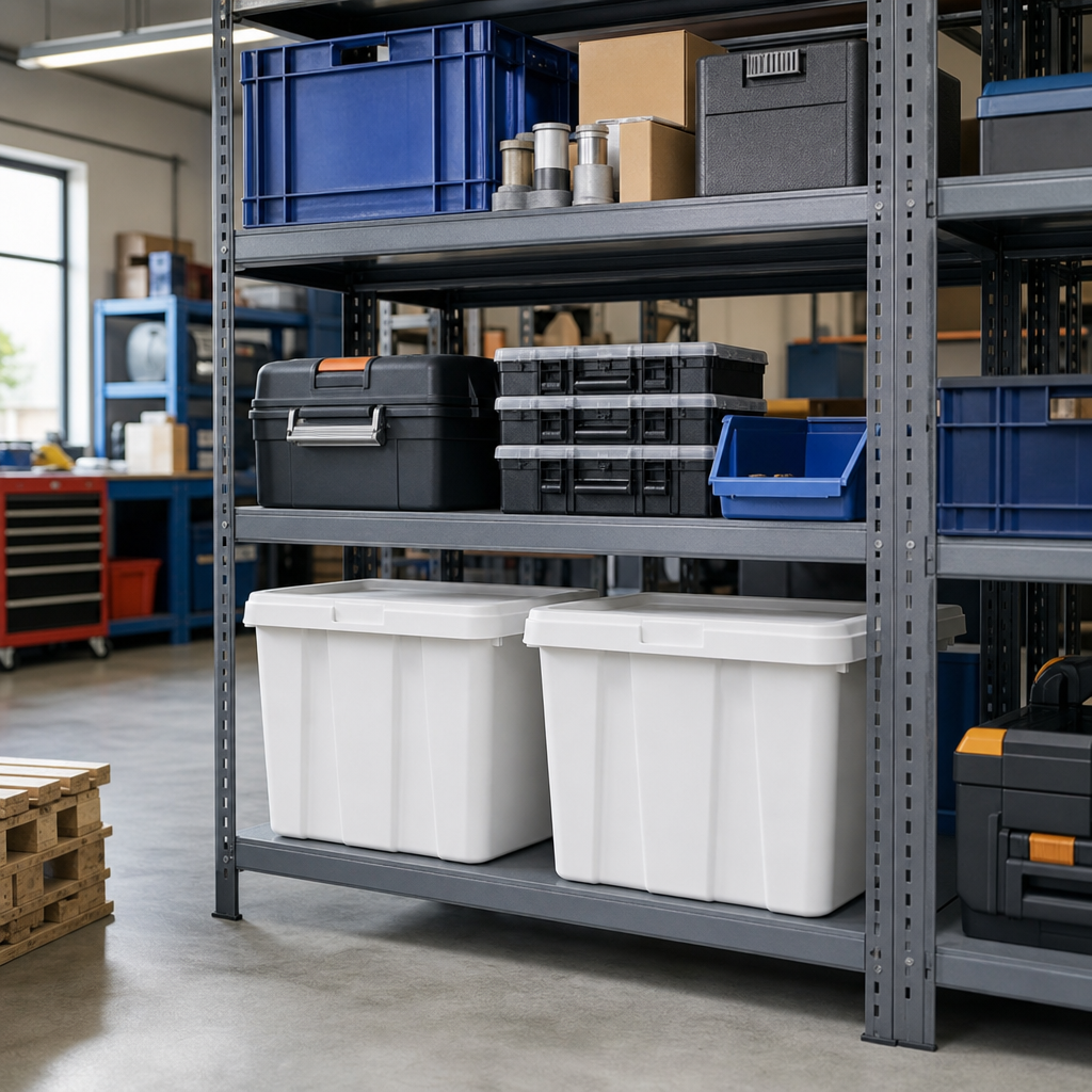 35L Extra Strong White Storage Boxes – Pack of 2