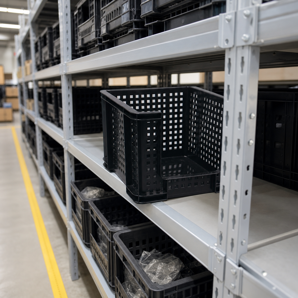 35L Open Front Storage Crate