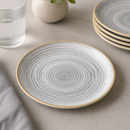 Commercial Stone Grey Coupe Plates 165mm - 12 Pack