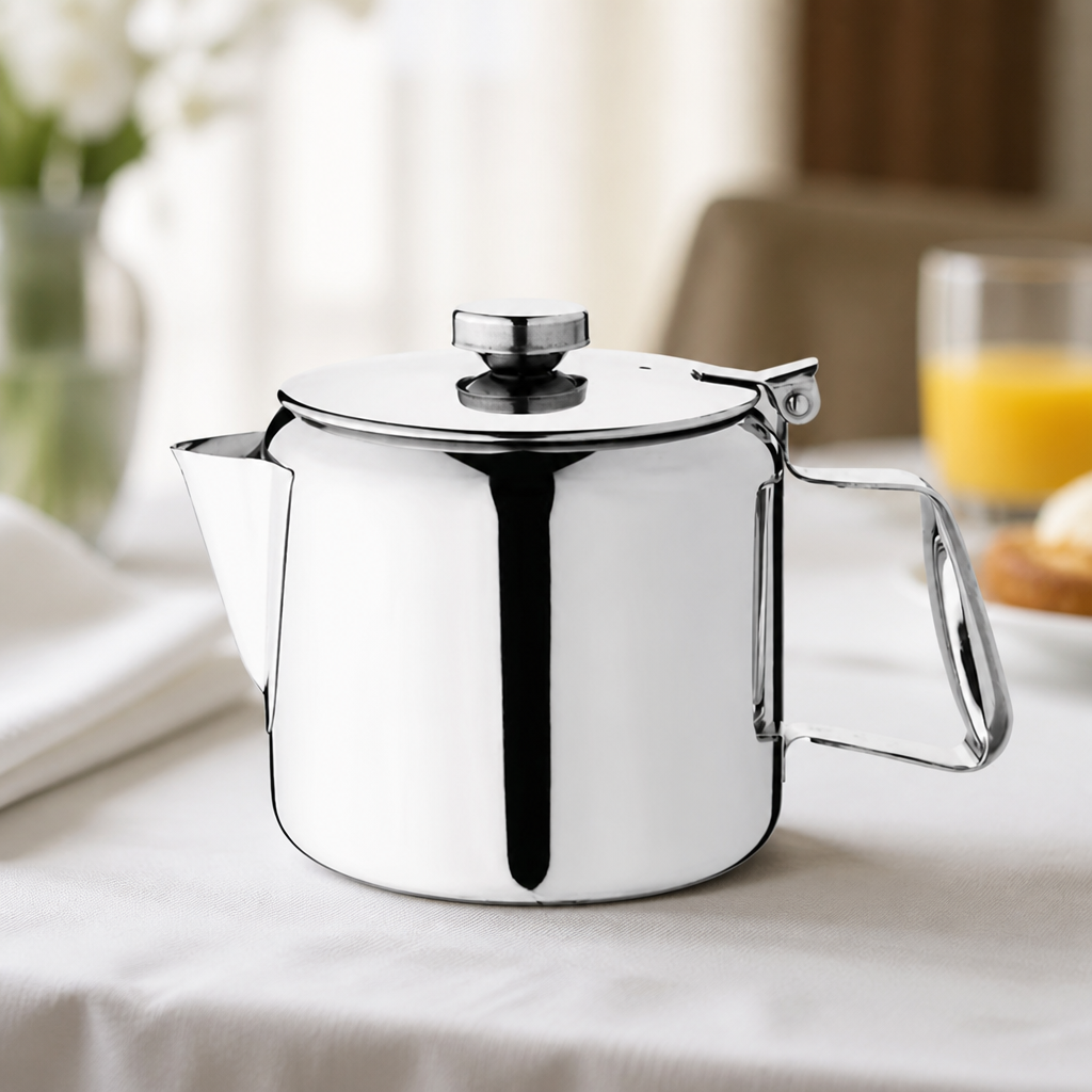 Commercial Stainless Steel Teapot 850ml for catering use