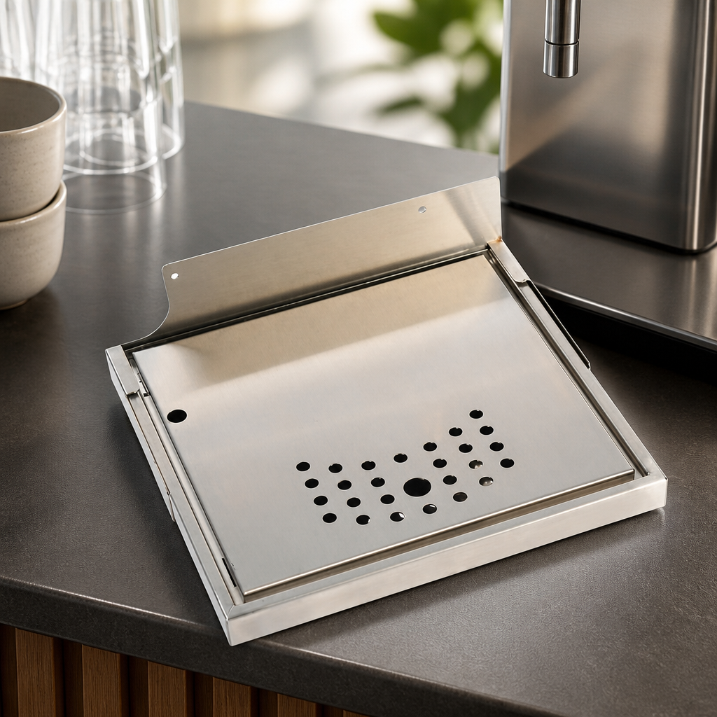 Commercial Drip Tray for Water Boiler - Easy Clean Stainless Steel