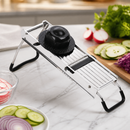 Commercial Stainless Steel Mandoline with Protective Pusher