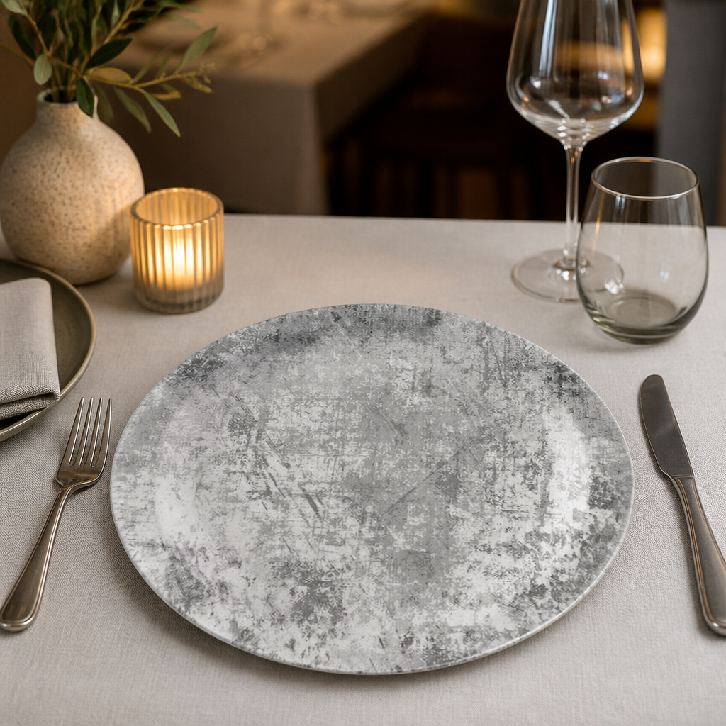 Commercial Urban Plates Grey 280mm 12 Pack for catering