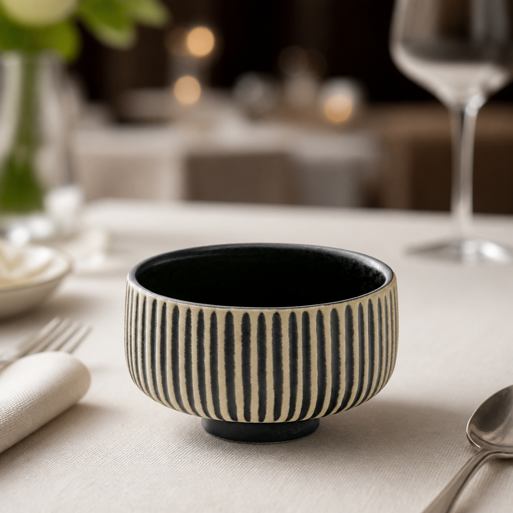 Commercial Small Bowls 80mm Black - 12 Pack