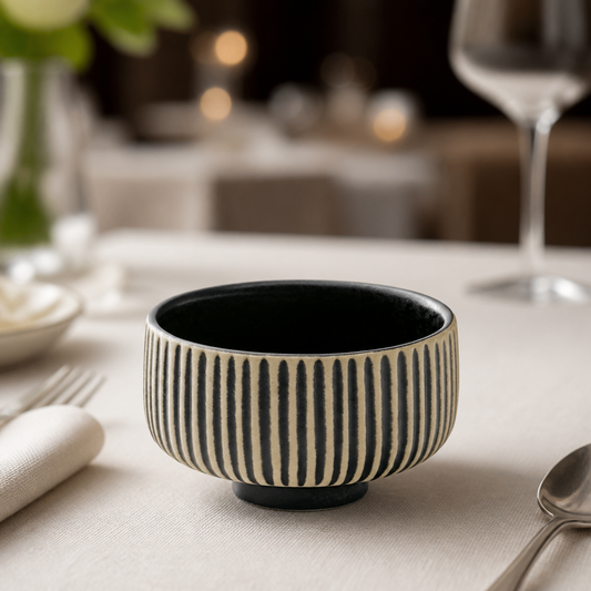 Commercial Small Bowls 80mm Black - 12 Pack