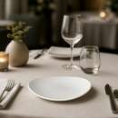 Commercial Oval Coupe Plates 192mm White Porcelain 12 Pack