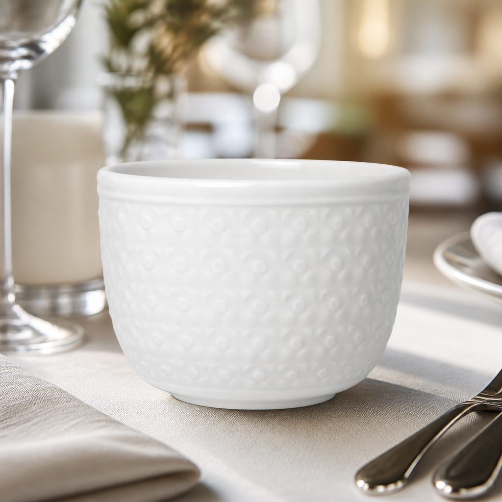 Set of 12 Commercial Sugar Bowls 227ml in elegant design