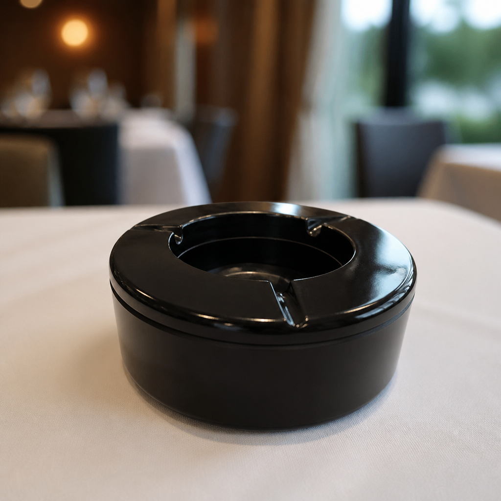 Commercial windproof outdoor ashtray - 6 pack