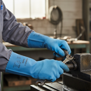 Premium Industrial Grade Latex Double Dipped Gloves with Enhanced Grip and Comfort for Food Handling Compliance