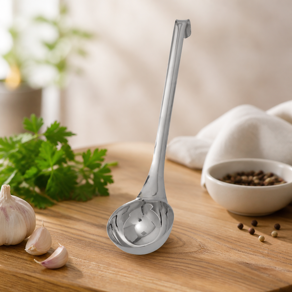 260ml stainless steel ladle for commercial kitchen use