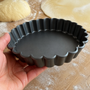 Commercial Exoglass Round Fluted Tartlet Mould 110mm 12 Pack