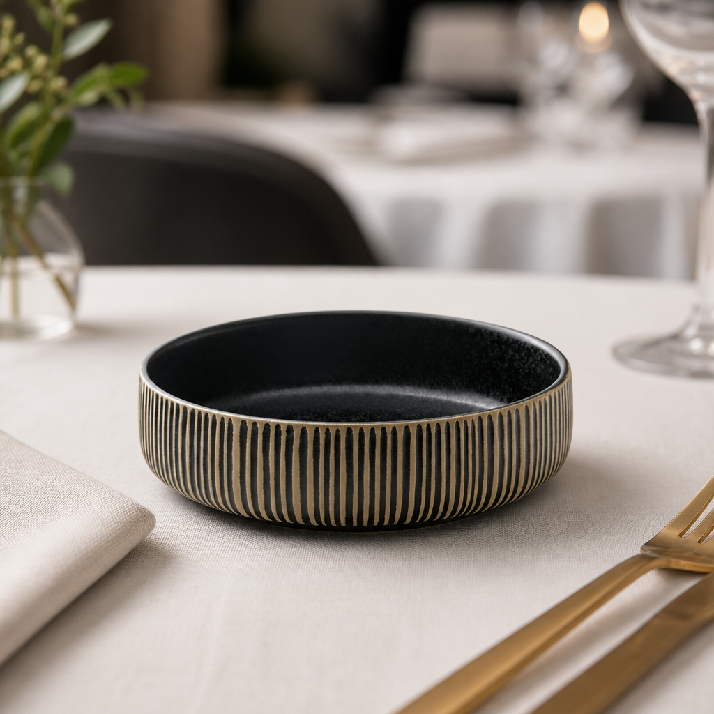 Playground Black & White Bowls 120mm (6 Pack)