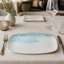 Commercial Oblong Plates Aquamarine 355x189mm 6 Pack