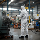 Premium Lightweight Disposable Coverall Type 5/6 with Elasticated Wrists and Ankles for Protection