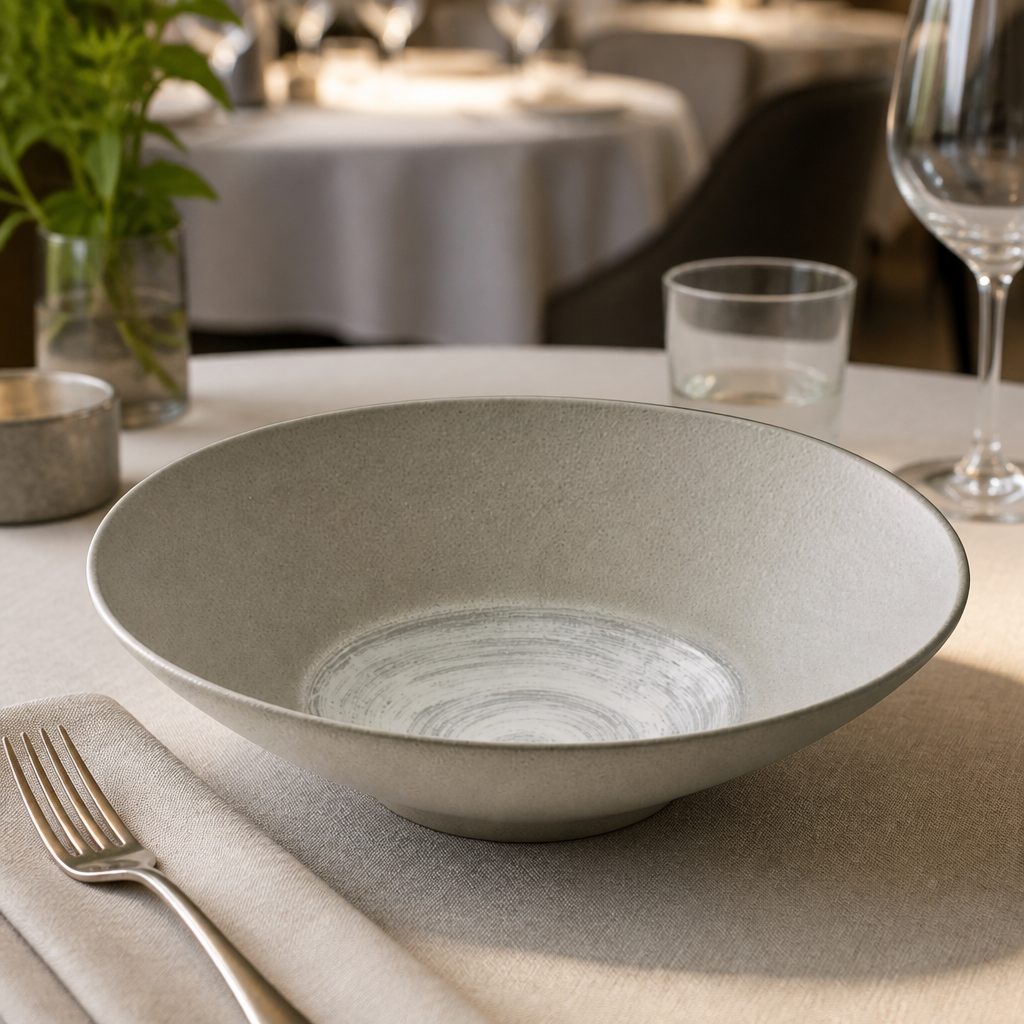 Commercial Stoneware Deep Bowls 240mm - 2 Pack