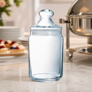 1Ltr Commercial Biscotti Jars - Airtight Glass Storage Containers