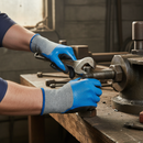Premium Heavy Duty Nitrile Coated Glove Cut Level 4 for Superior Cut Protection and Oil Resistance