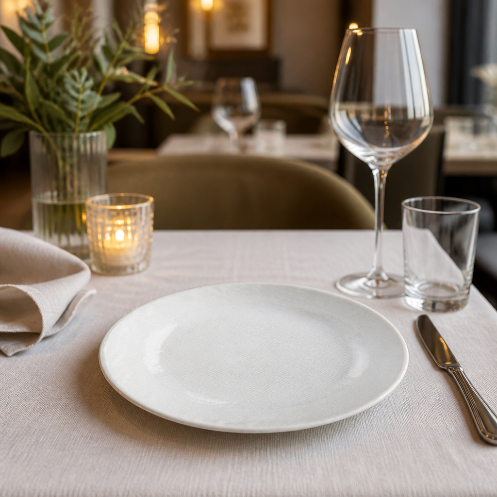 Set of 6 White Coupe Bowls 220mm for dining service