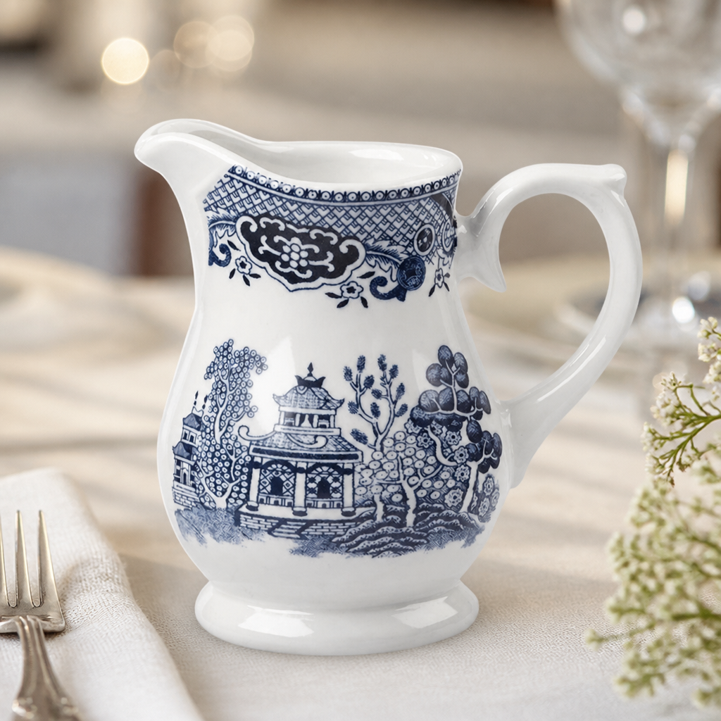 Commercial Vintage Prints Sandringham Jugs 140ml 4 Pack