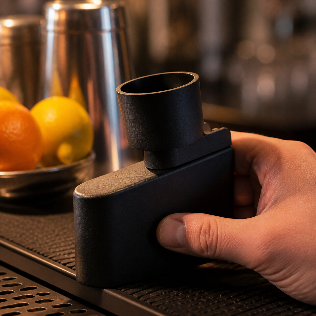 Commercial Euro Bottle Adaptor for Bar Optics and Speed Rails