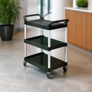 Commercial Utility Cart 90.7kg Capacity Durable Polypropylene