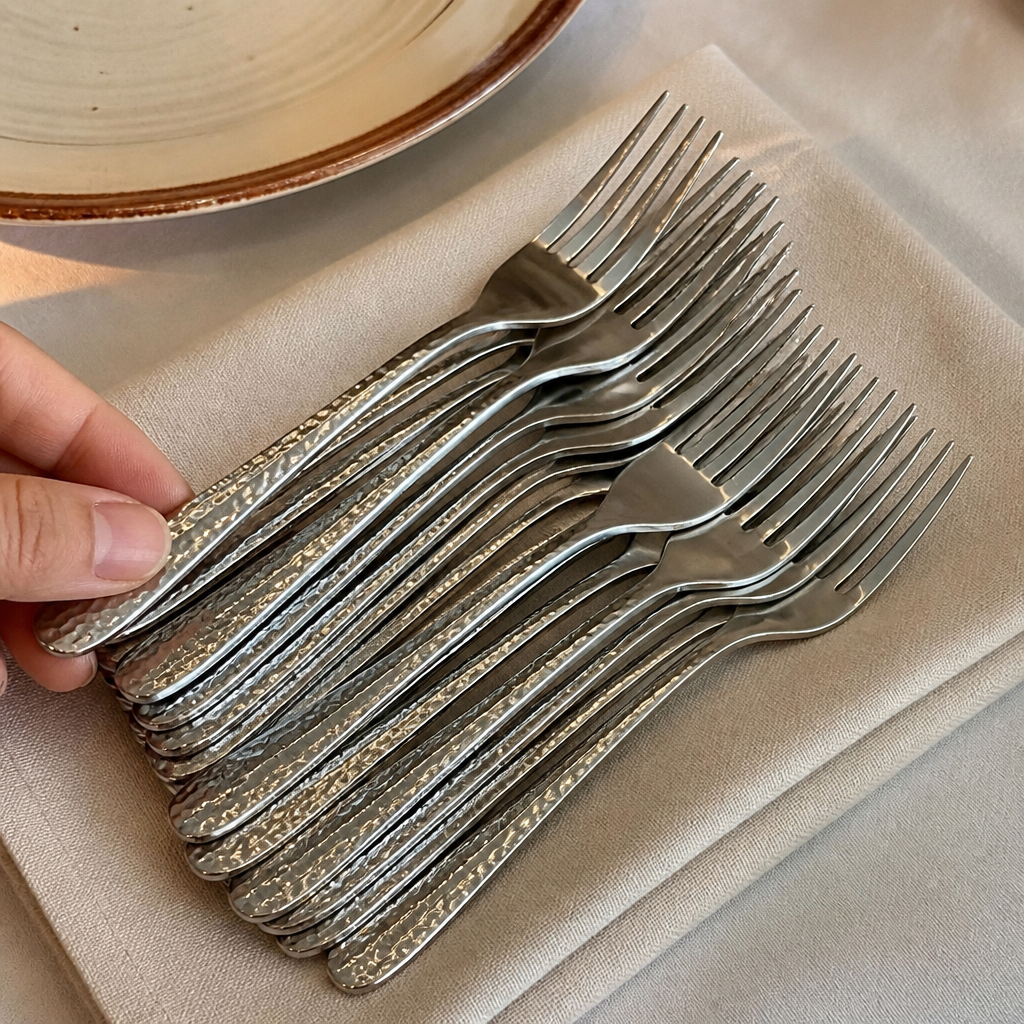 Isla Commercial Dessert Forks 12 Pack for dining