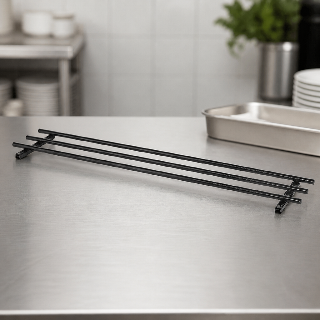 Commercial Folding Support Assembly for Heated Bar