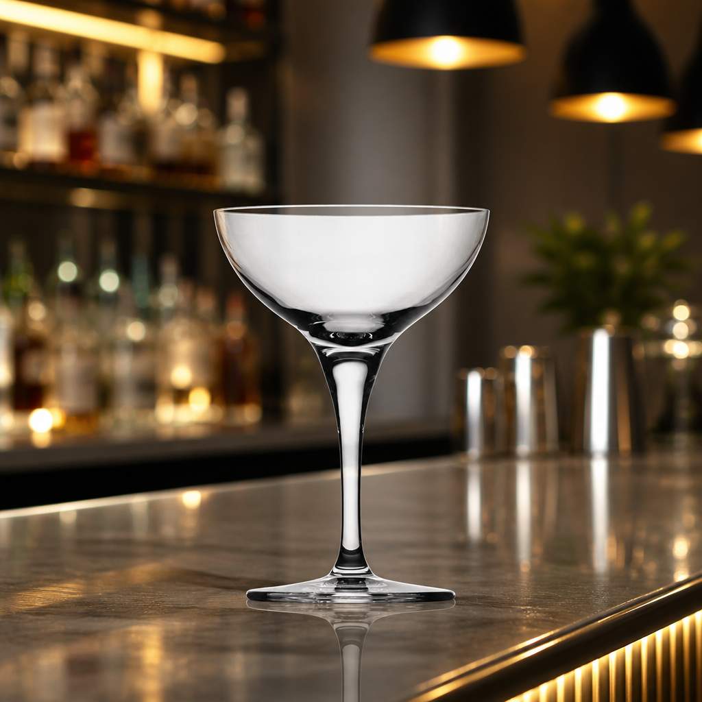 Crystal Champagne Coupe Glasses 210ml - 12 Pack