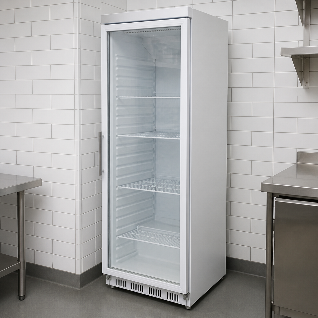 400Ltr Commercial Upright Display Fridge for everyday use