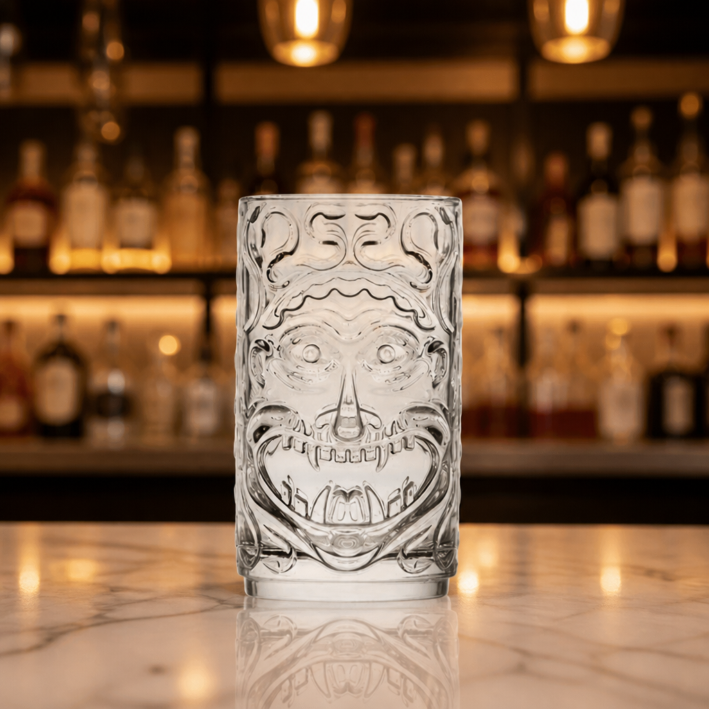 Commercial Tiki Glassware 450ml Hi Ball Tumblers 8 Pack