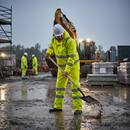 Premium High Visibility Waterproof Trousers - Yellow with Breathable Fabric and Reflective Tape for Enhanced Safety