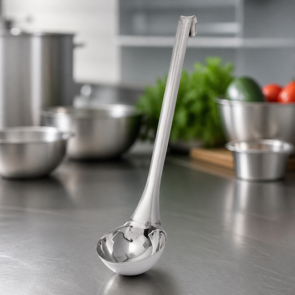Commercial 180ml Stainless Steel Ladle for Food Service