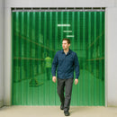 PVC Curtain Strips – Transparent Colour, Twin Track Privacy Linear Metre