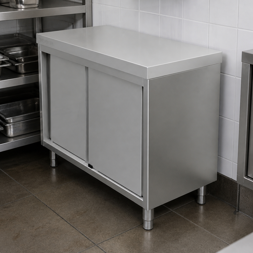 Commercial Stainless Steel Floor Standing Cupboard 900x1200mm