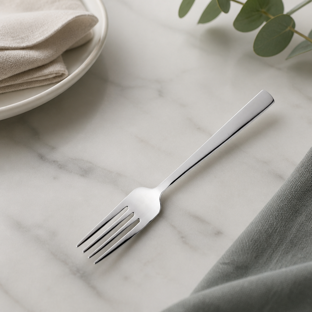 Commercial Stainless Steel Dessert Forks 12 Pack 190mm