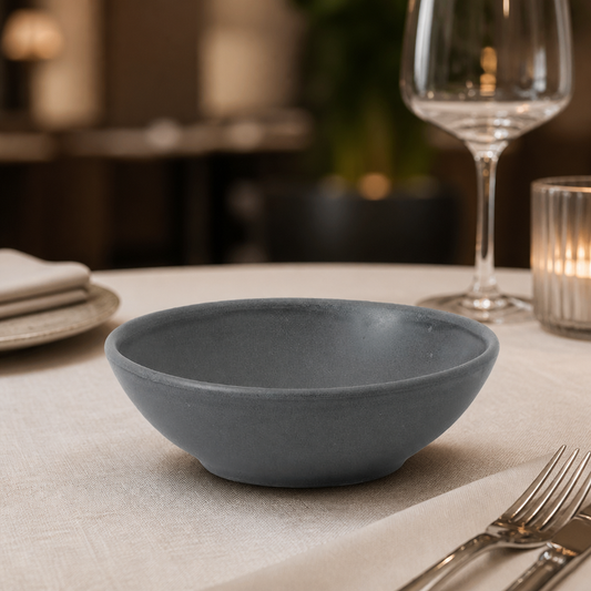 Commercial 9oz Shallow Bowls 12 Pack Super Vitrified Porcelain
