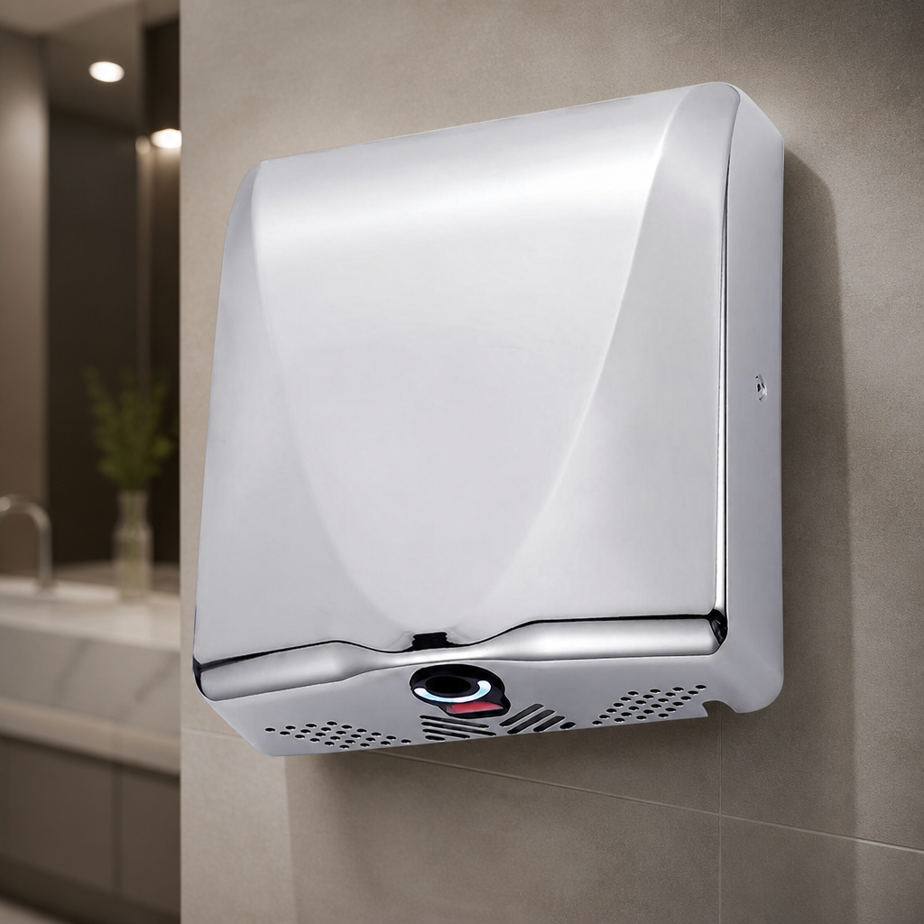 Commercial Hand Dryer with HEPA Filter and LED Light 321mm