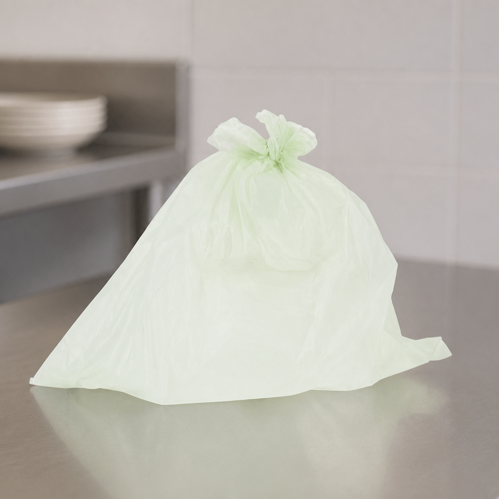10L Compostable Bin Liners for Food Waste Disposal - 24 Pack