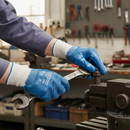 Premium Nitrile Coated Knit Wrist Gloves for Dexterity and Liquid Protection - EN388 Certified with Jersey Cotton Lining
